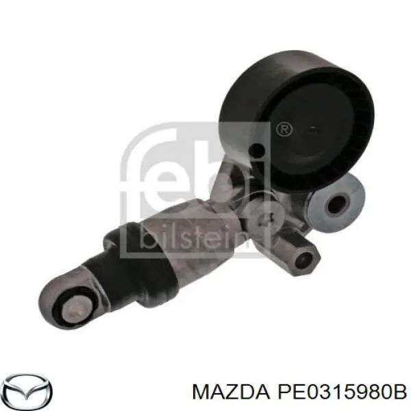 Натяжитель приводного ремня Mazda PE0315980B