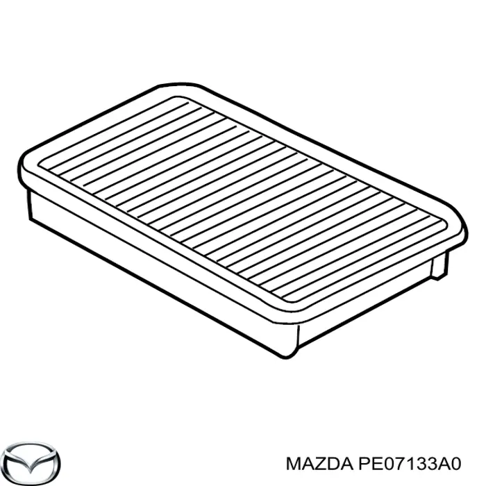 PE07133A0 Mazda filtro de ar