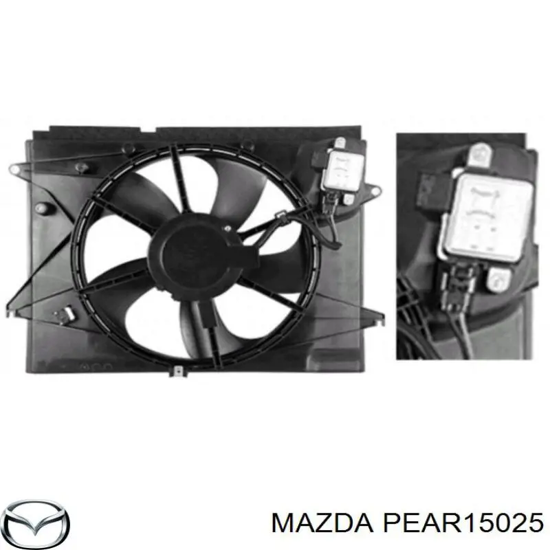Купить PEAR15025 Mazda Диффузор вентилятора в сборе с мотором и крыльчаткой