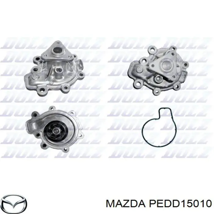 PEDD15010 Mazda bomba de água (bomba de esfriamento)