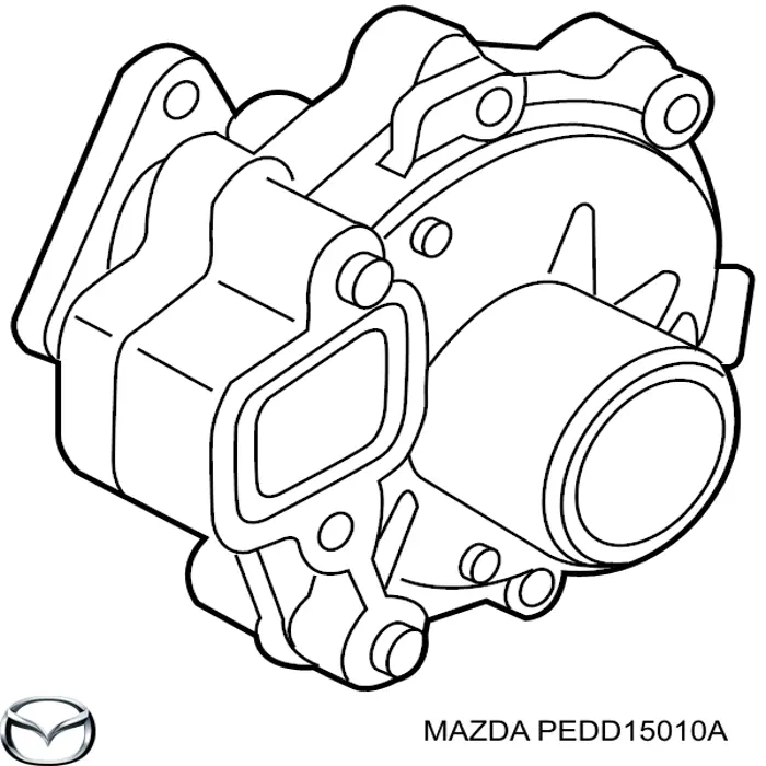 Помпа охлаждения Mazda PEDD15010A цена, от 7.88 USD