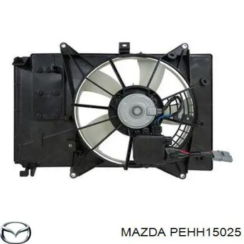 Электровентилятор охлаждения в сборе (мотор+крыльчатка) левый FP44W150 FPS