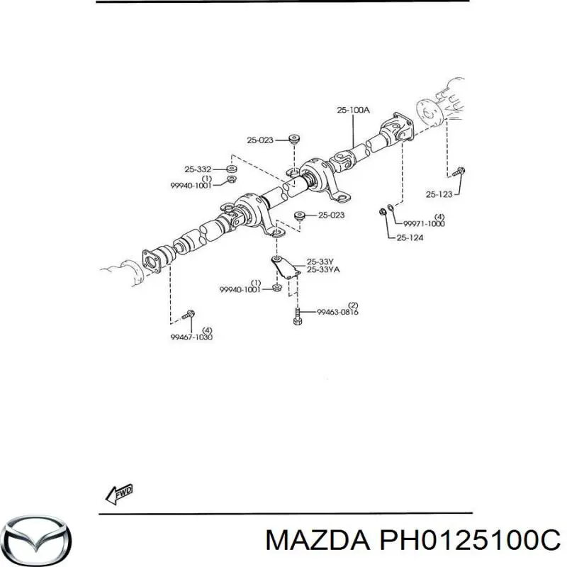  PH0125100C Mazda