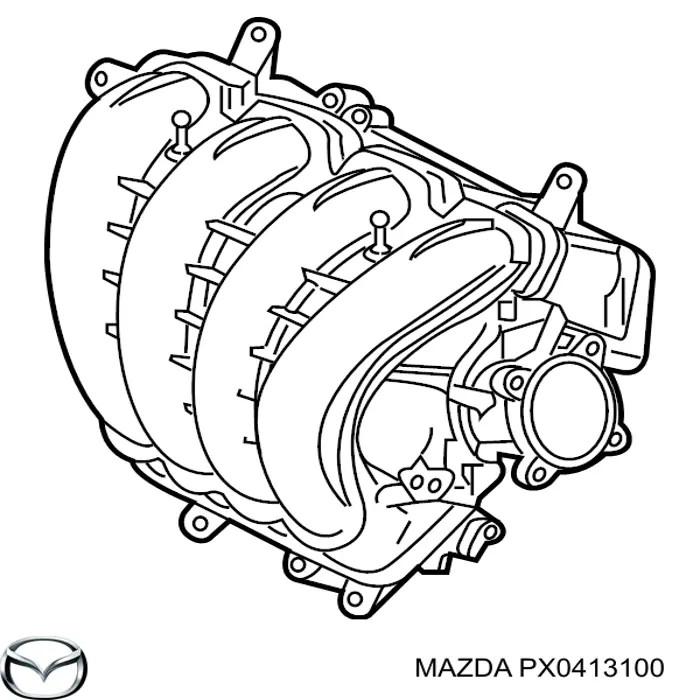 PX0413100 Mazda Коллектор впускной