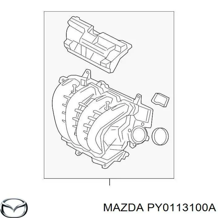 PY0113100A Mazda Коллектор впускной