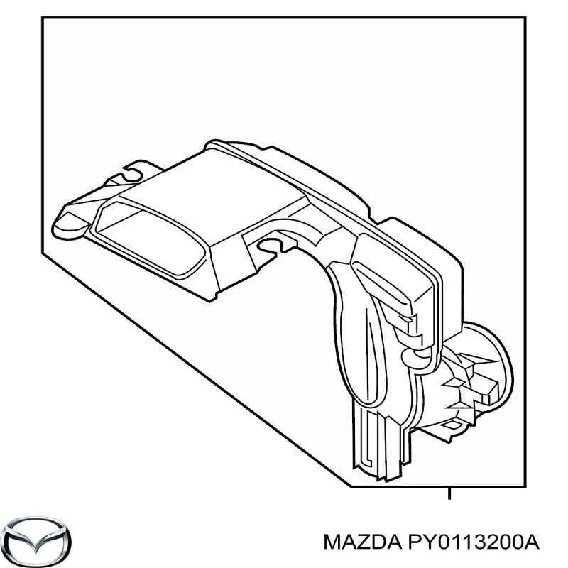Воздухозаборник воздушного фильтра на Mazda 6 GJ, GL