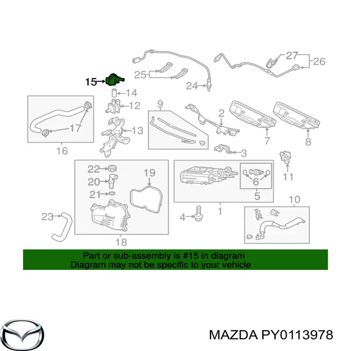 PY0113978 Mazda 