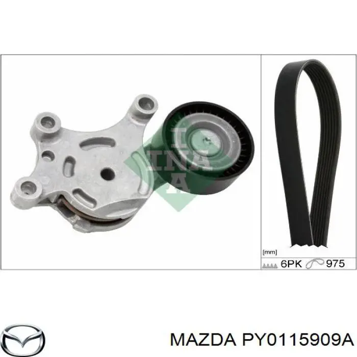 PY0115909A Mazda Поликлиновый ремень