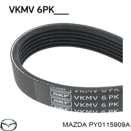 Ремень агрегатов приводной Mazda PY0115909A