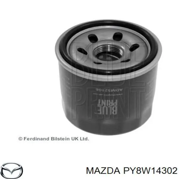 Filtro de aceite PY8W14302 Mazda