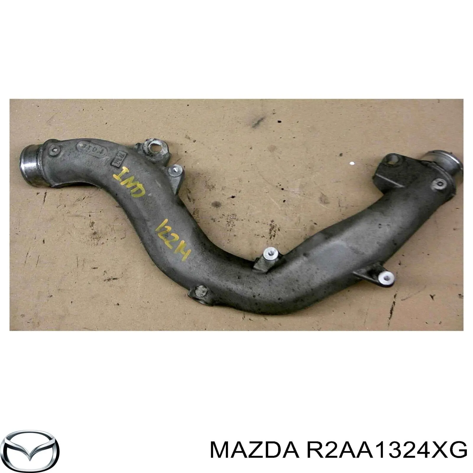 R2AA1324XG Mazda mangueira (cano derivado inferior de intercooler)