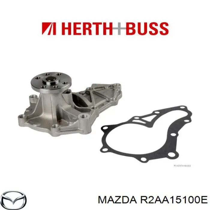 Помпа охлаждения Mazda R2AA15100E цена, от 39.66 USD