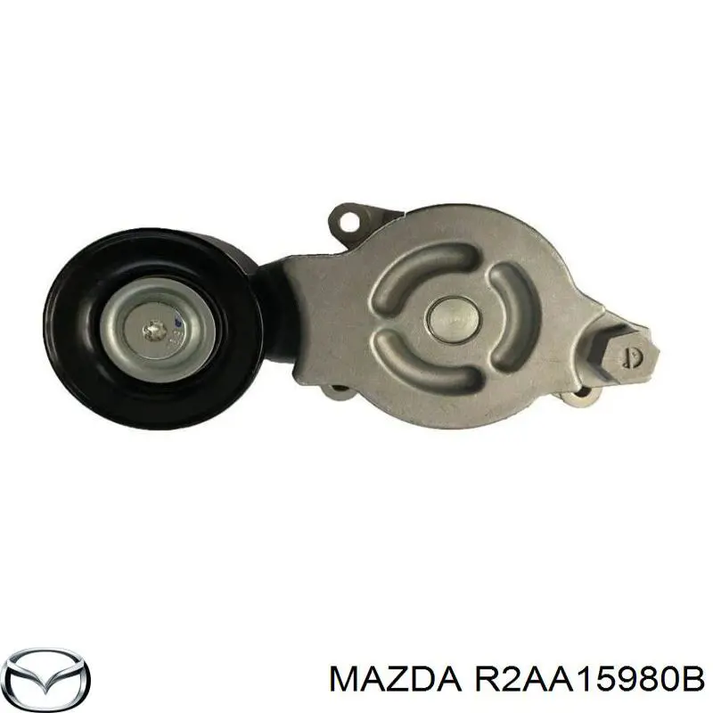 R2AA15980B Mazda натяжитель приводного ремня
