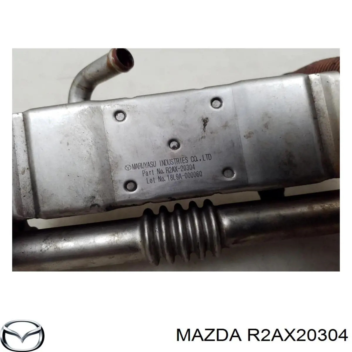 Радиатор системы EGR рециркуляции выхлопных газов Mazda R2AX20304 цена, от 11.41 USD