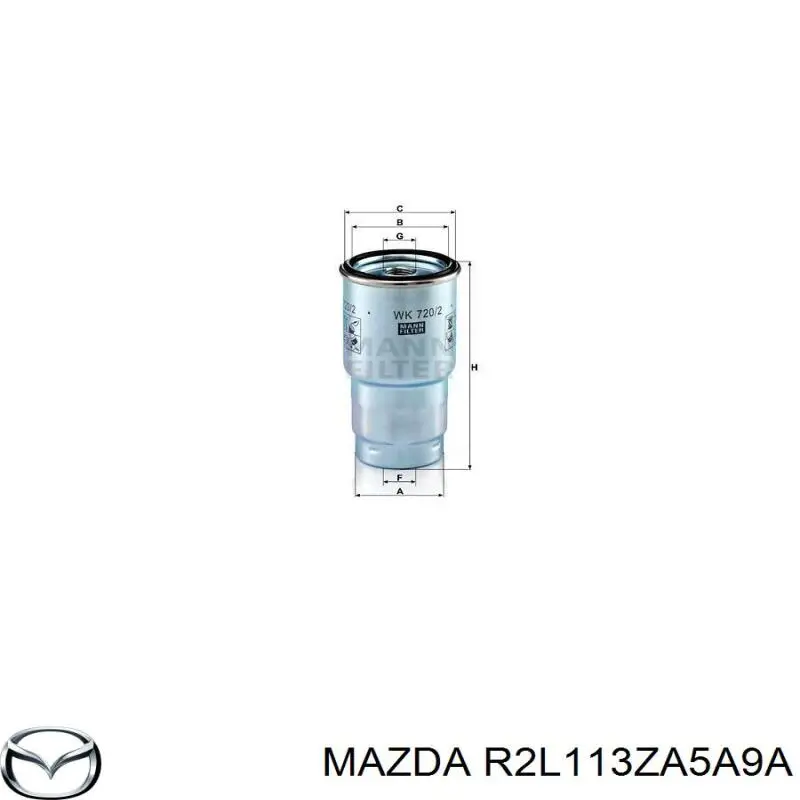 Купить R2L113ZA5A9A Mazda Фильтр-отстойник топлива грубой очистки