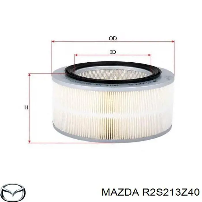 Элемент воздушного фильтра Mazda R2S213Z40 цена, от 15.25 USD