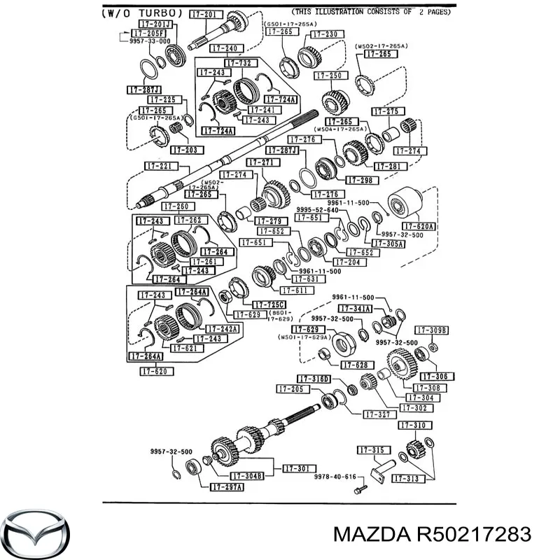  Mazda R50217283 цена, от 30.69 USD