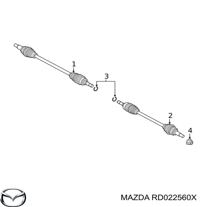 RD022560X Mazda 