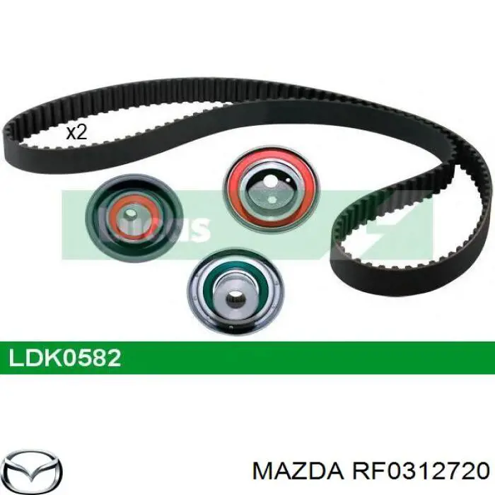 RF0312720 Mazda Ролик натяжителя ремня ТНВД