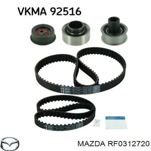 Ролик натяжителя ремня ТНВД Mazda RF0312720 цена, от 13.92 USD
