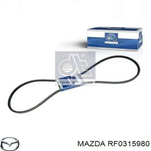 Correa trapezoidal RF0315980 Mazda