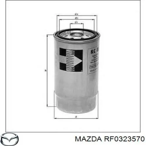 Топливный фильтр RF0323570 Mazda