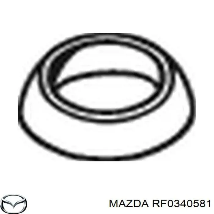 RF0340581 Mazda кольцо приемной трубы глушителя