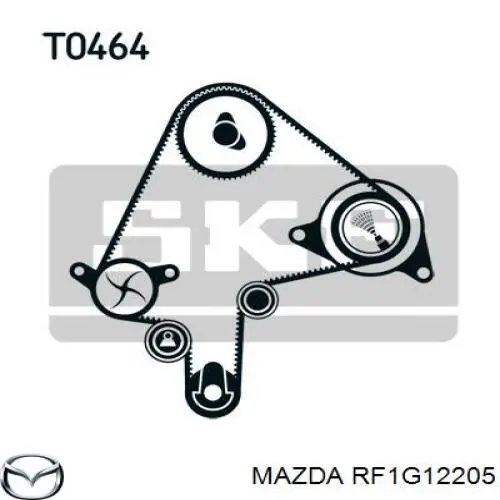 RF1G12205 Mazda ремень грм