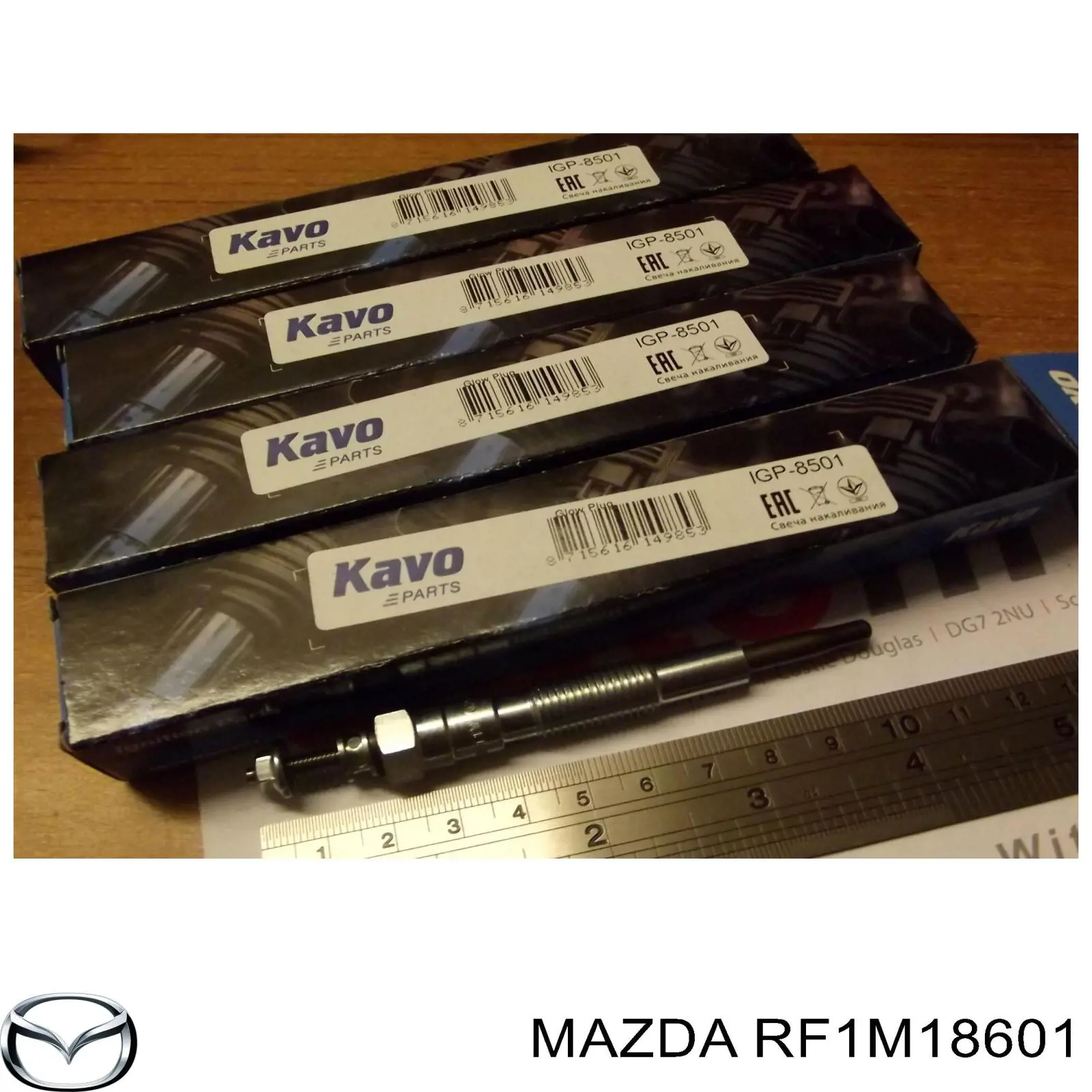 Свеча накала Mazda RF1M18601