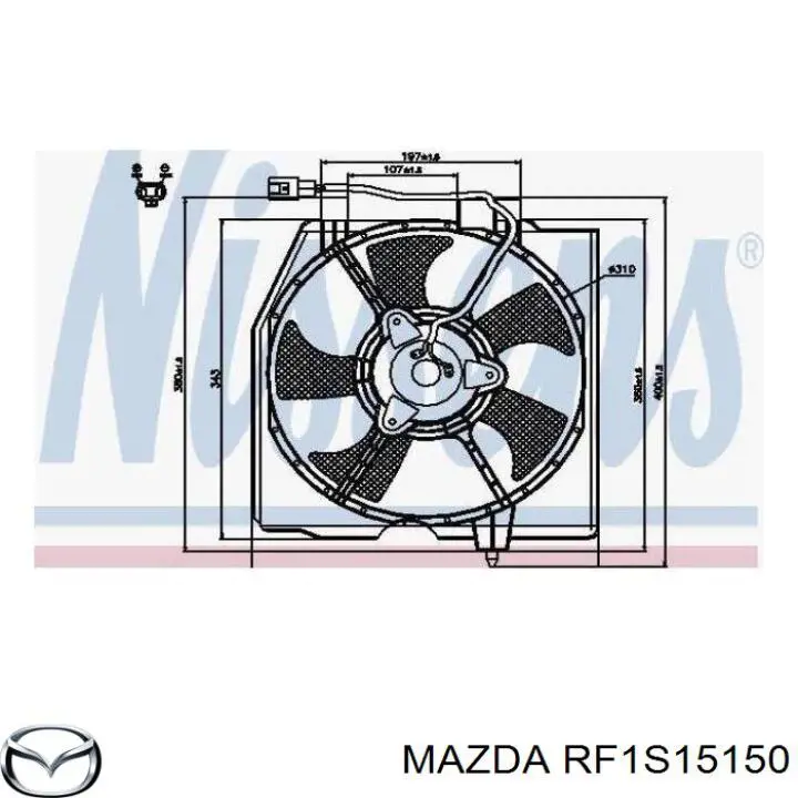 Купить RF1S15150 Mazda Мотор вентилятора кондиционера