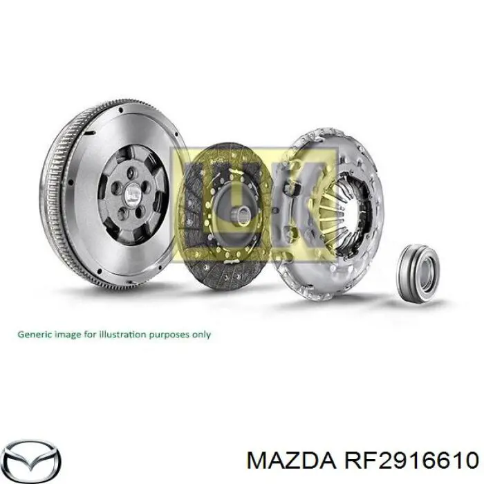 Купить RF2916610 Mazda Маховик с зубчатым ободом