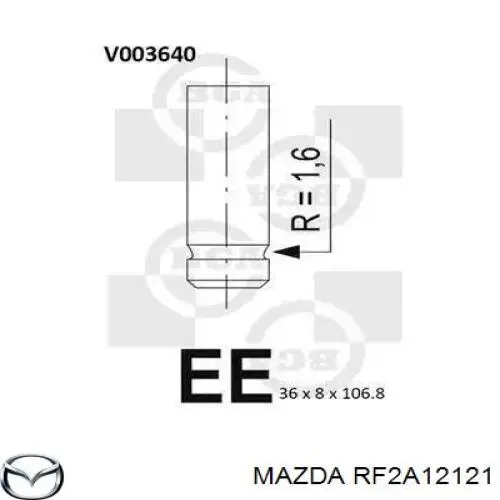 RF2A-12121 Mazda клапан выпускной
