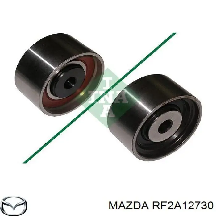 RF2A12730 Mazda ролик ремня грм паразитный