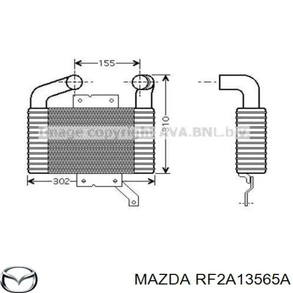 Система охлаждения наддувочного воздуха Mazda RF2A13565A цена, от 1424.46 USD