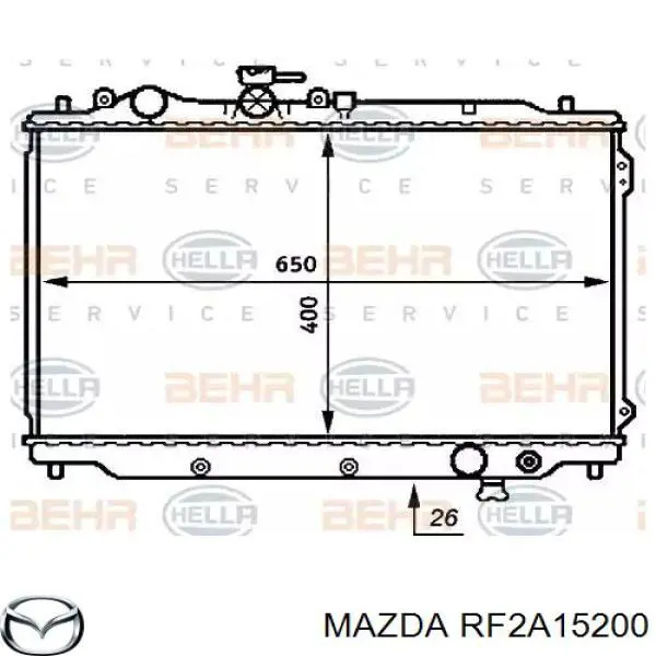 RF2A15200 Mazda Радиатор основной