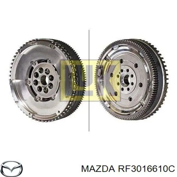 Маховик двигателя Mazda RF3016610C