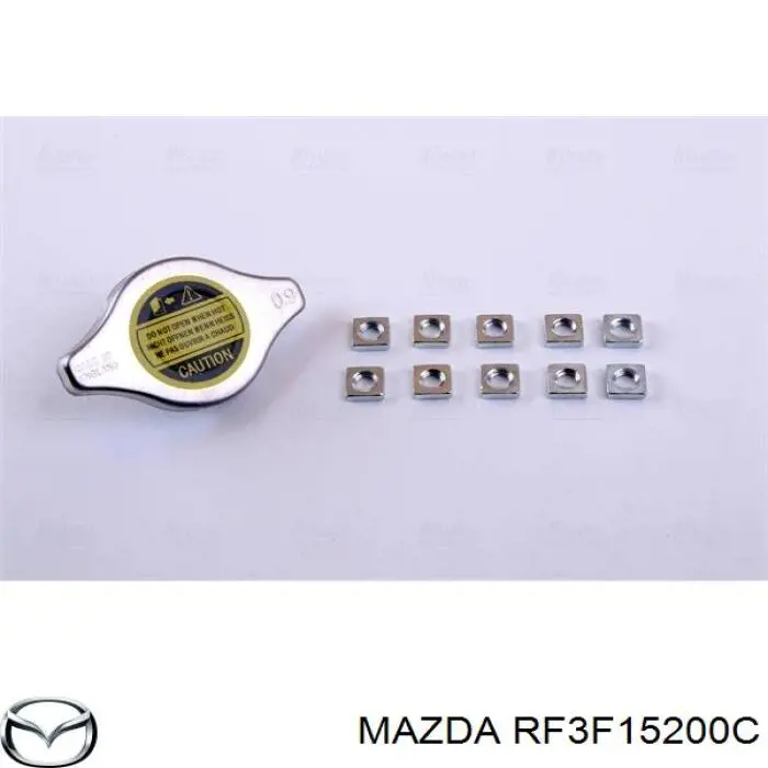 Купить RF3F15200C Mazda Радиатор водяной