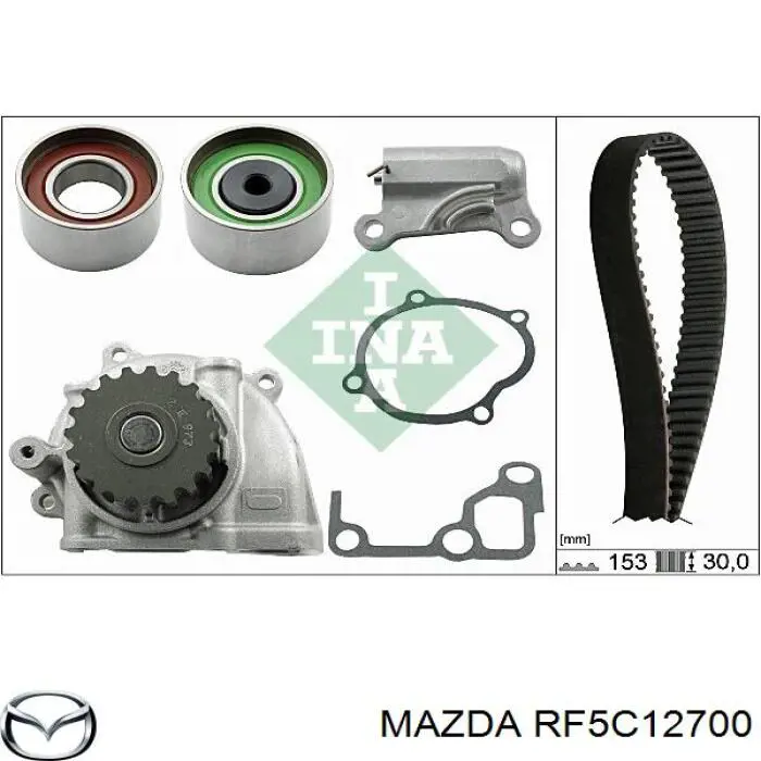Купить RF5C12700 Mazda Ролик натяжителя газораспределительного ремня
