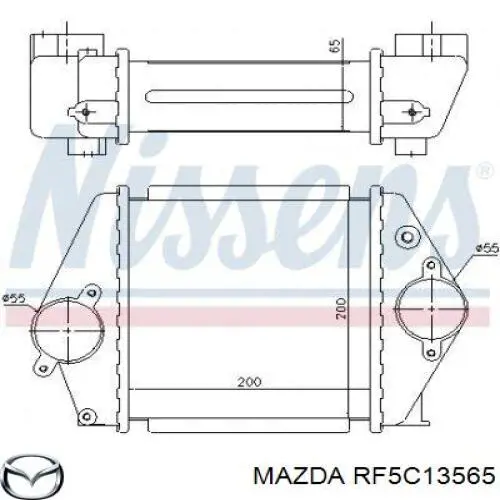 Система охлаждения наддувочного воздуха Mazda RF5C13565 цена, от 107.26 USD