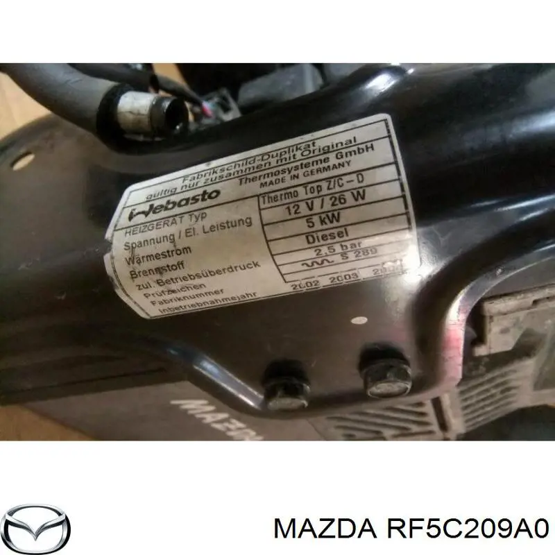  Mazda RF5C209A0 цена, от 63.34 USD