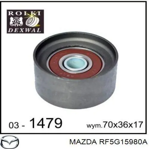 Купить RF5G15980A Mazda Натяжитель приводного ремня