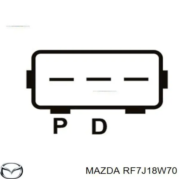 RF7J18W70 Mazda реле-регулятор генератора (реле зарядки)