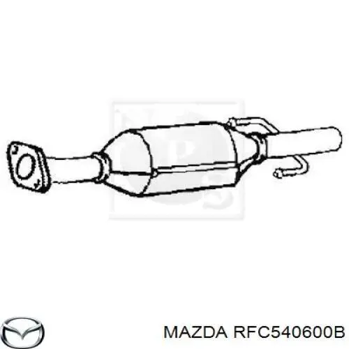 Средний глушитель Mazda RFC540600B