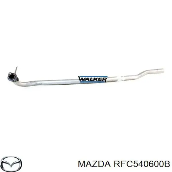 RFC540600B Mazda Глушитель центральный