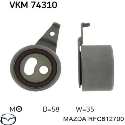 Ролик натяжителя ремня ГРМ Mazda RFC612700
