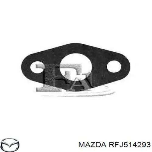 RFJ514293 Mazda прокладка шланга отвода масла от турбины
