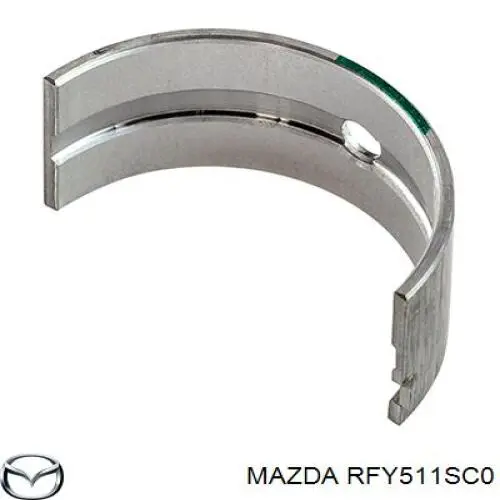RFY511SD0A Mazda кольца поршневые комплект на мотор, std.