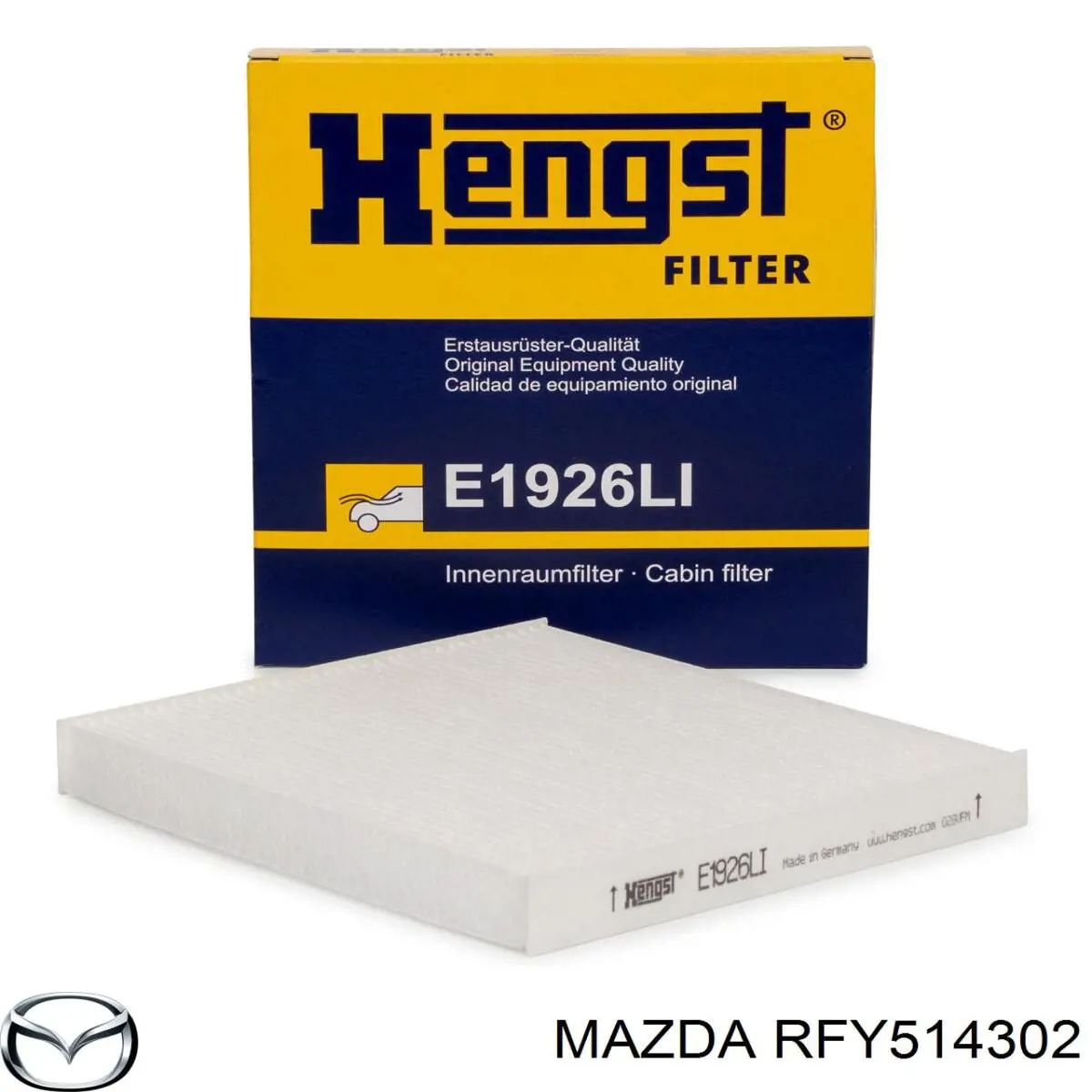Масляный фильтр RFY514302 Mazda