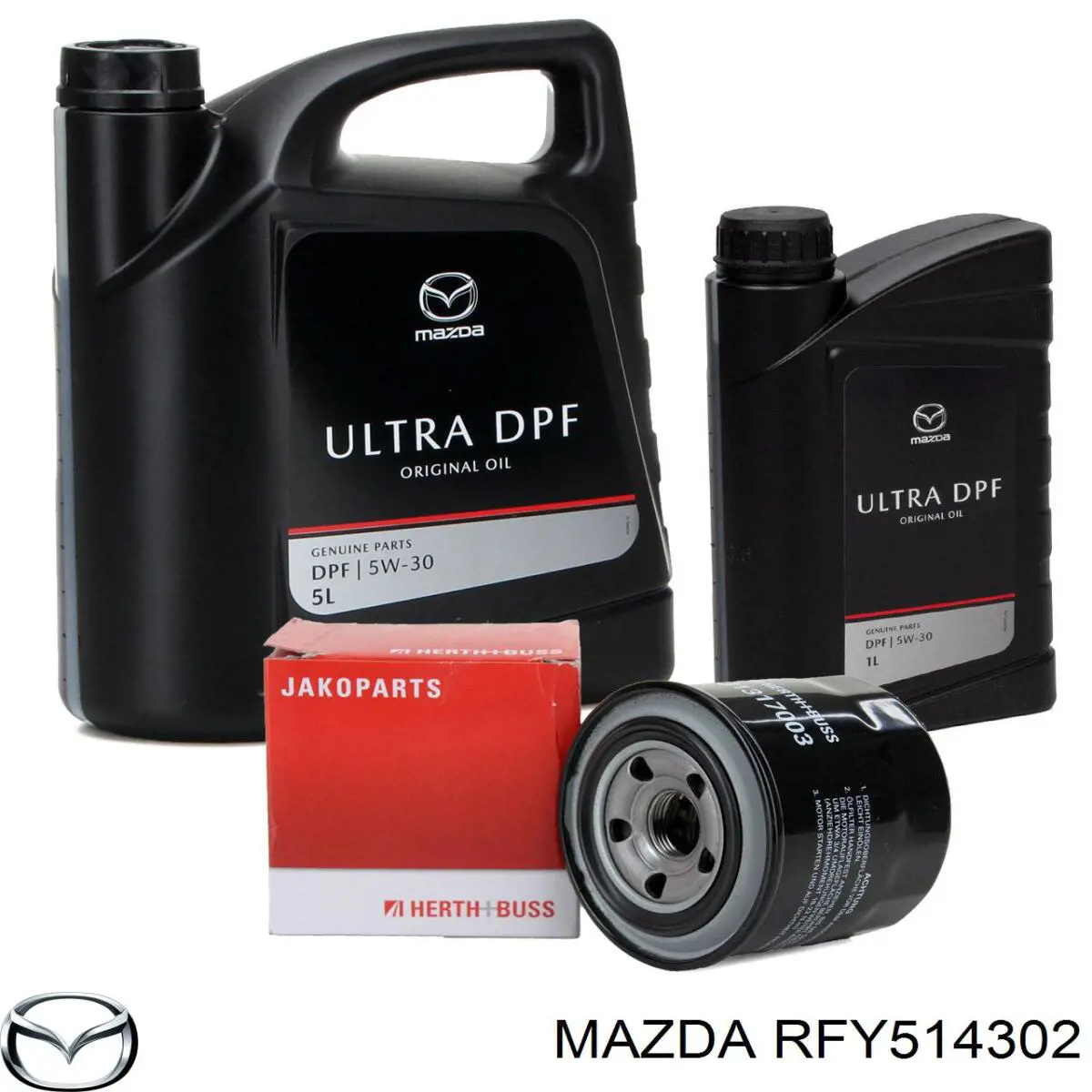 Filtro de aceite RFY514302 Mazda