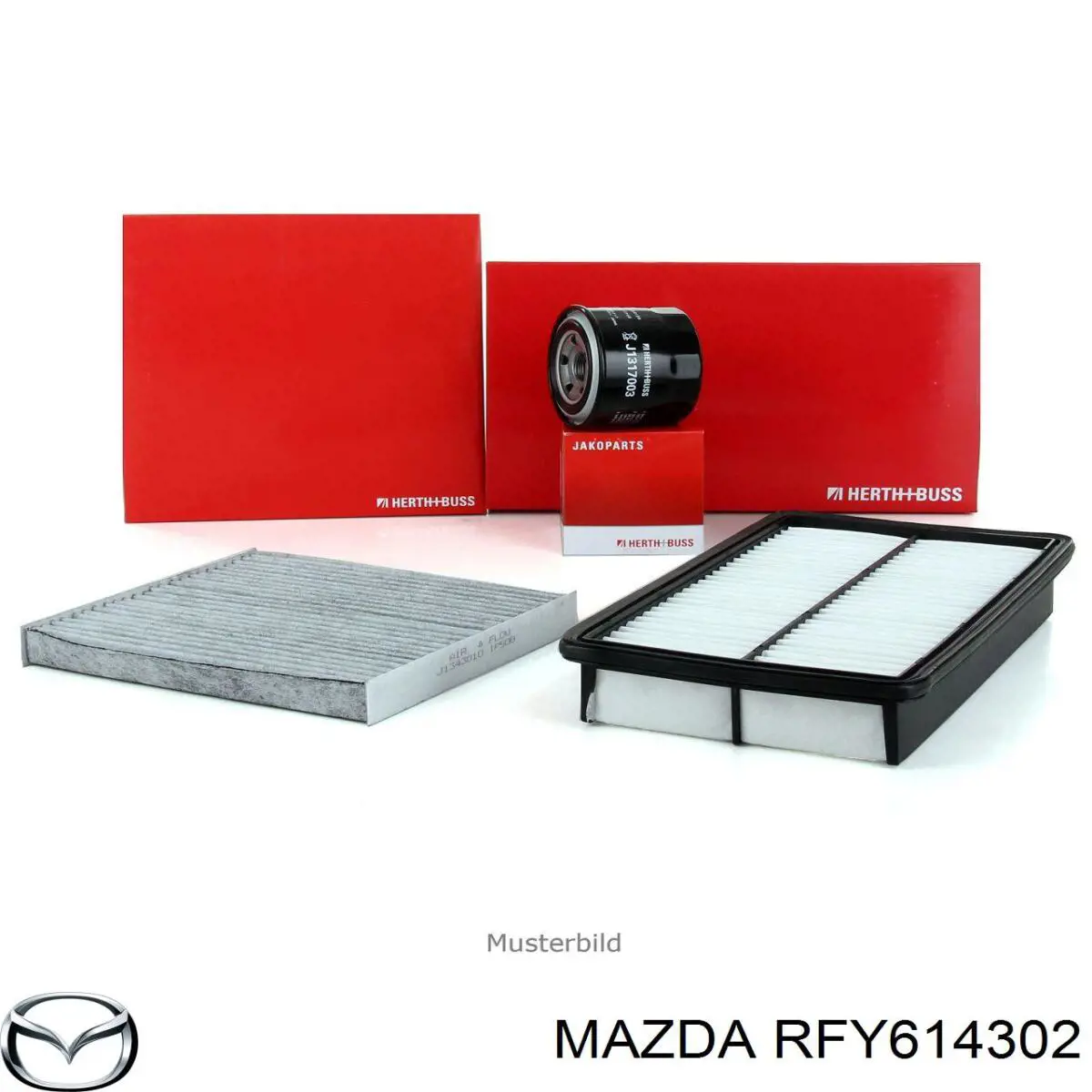 Масляный фильтр RFY614302 Mazda